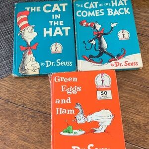 Dr. Seuss Blue and Orange Book Trio